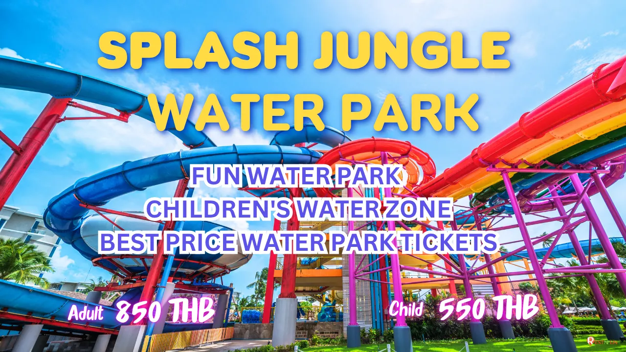 Splash Jungle Water Park discount tickets book with RestNFun